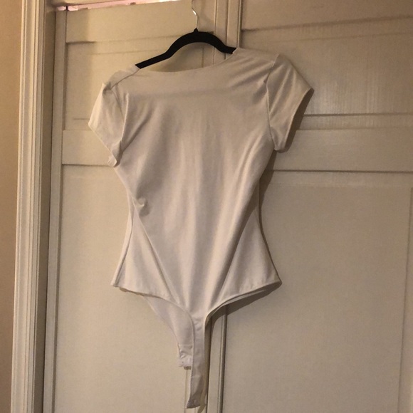 Free people square neck white thong bodysuit NWT - Picture 5 of 6